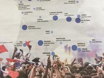 Rodez sur la carte des fan-zones citées par le journal L'Equipe.