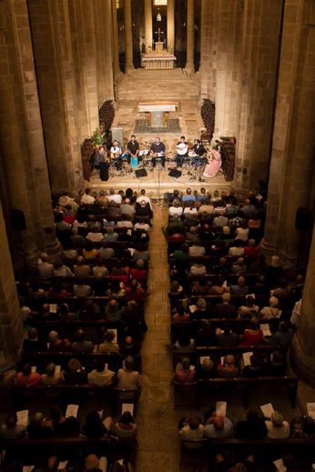 Les spectateurs ont répondu présent pour premier concert du Festival de musique à l'abbatiale Sainte-Foy.