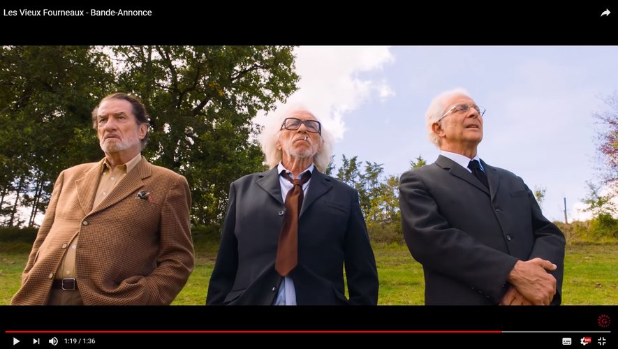 Pierre Richard, Eddy Mitchell et Roland Giraud s'en donnent à cœur joie dans "Les Vieux Fourneaux" de Christophe Duthuron.