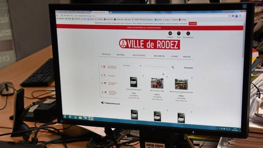 Enchères. La Ville de Rodez met un coup de balai numérique dans ses entrepôts