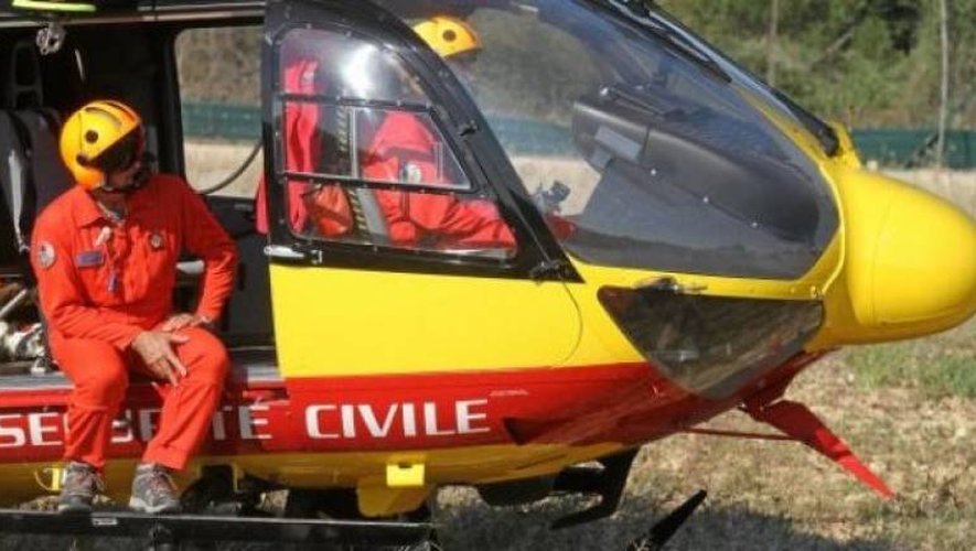 Mostuéjouls : l’hélicoptère de la sécurité civile au secours d’une femme de 26 ans