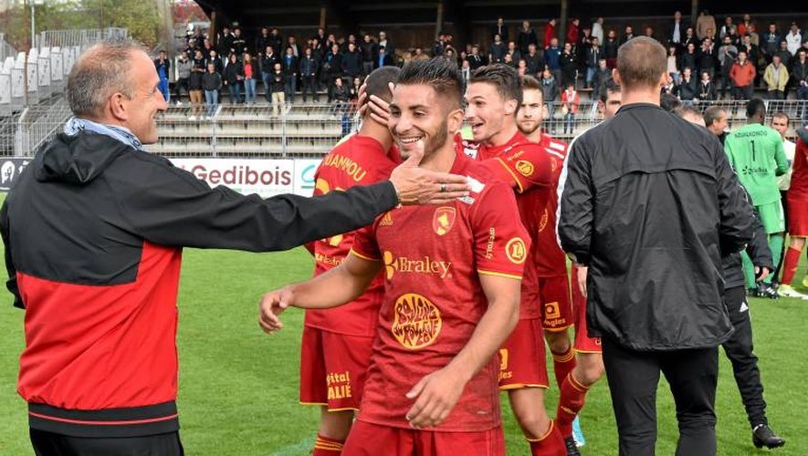 Les joueurs du Rodez Aveyron football sont toujours invaincus cette saison.