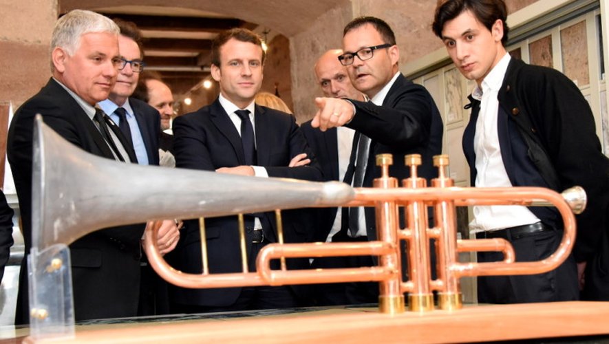 Emmanuel Macron à Rodez : sa visite en images