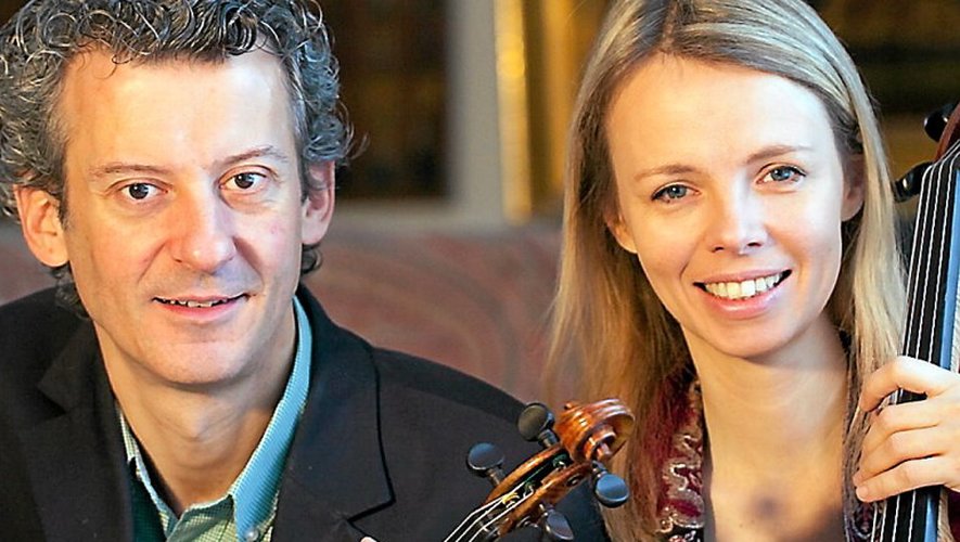 Le violoniste Olivier Pons et la violoncelliste Helen Linden clôturent, ce soir, le festival à Najac.