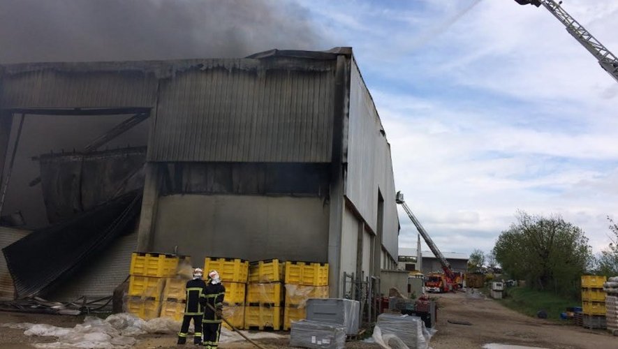 L’entrepôt Braley à Bozouls avait déjà totalement brûlé en juillet 2016...
