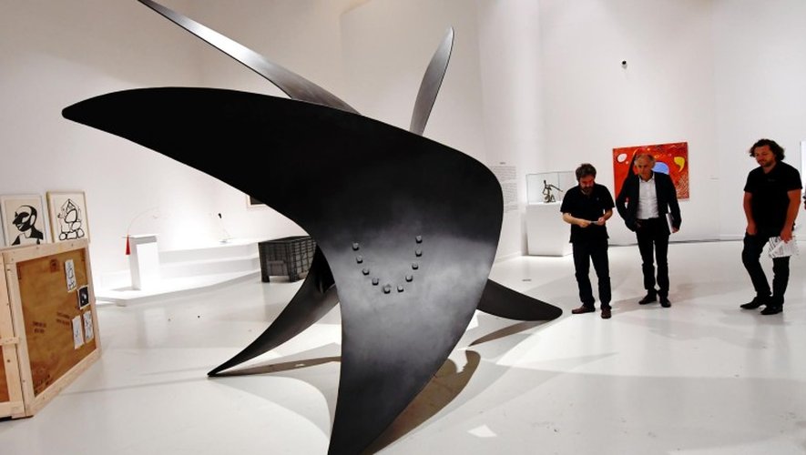 Les œuvres de Calder, monumentales et aériennes, sont exposées jusqu’au 29 octobre.