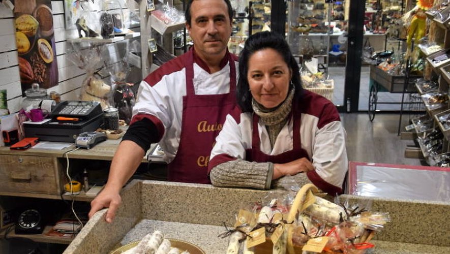Laurent et Charlotte Pouget, fiers de leur création gourmade.