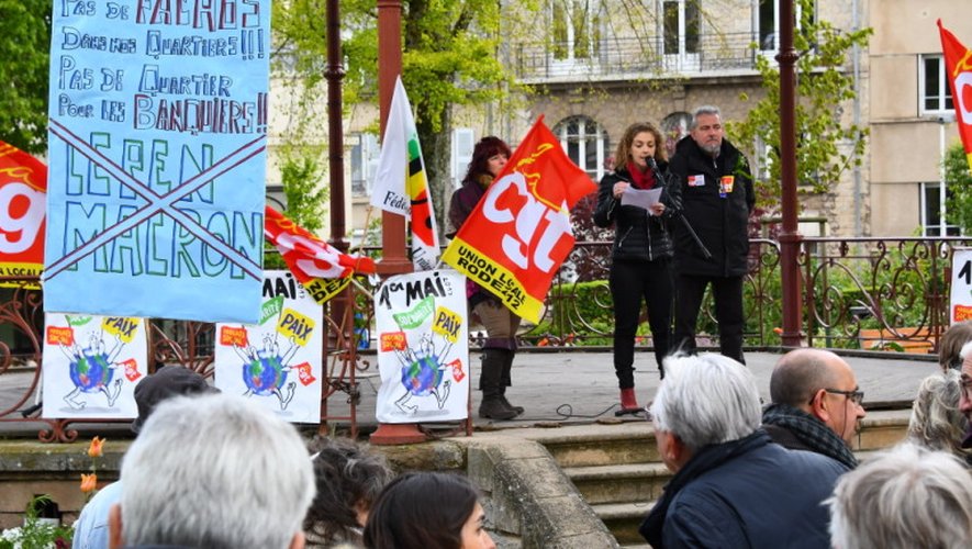 A Rodez, le rassemblement s’est au déroulé au jardin public. 