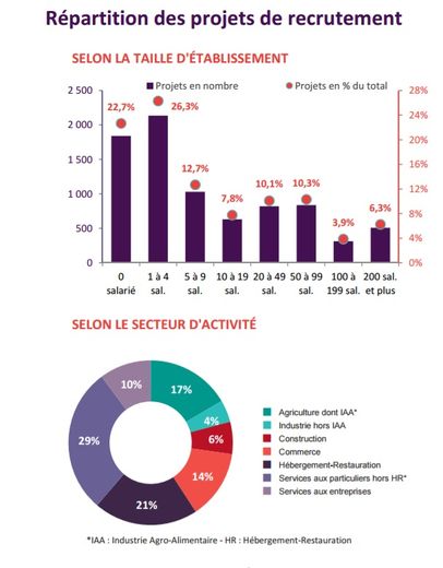 Aveyron : 8 120 projets de recrutement en 2017 