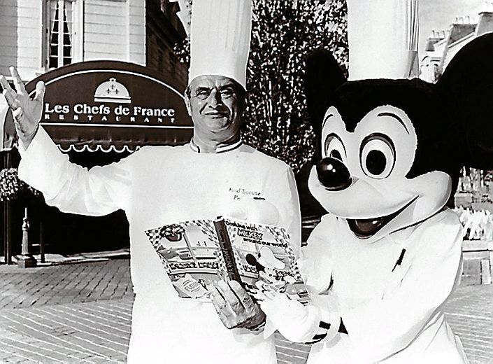 Quand Didier Sirvin servait Paul Bocuse à... Disney