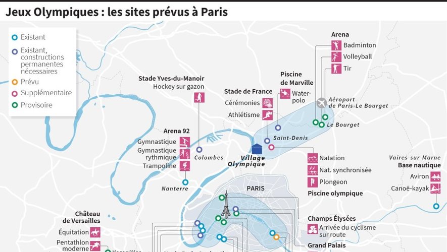 Paris a désormais 7 ans pour préparer ses Jeux olympiques