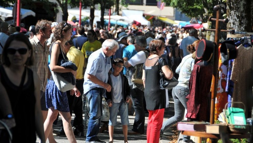 Des milliers de personnes sont attendues à Bozouls pour la traditionnelle brocante du 15 août toute la journée.