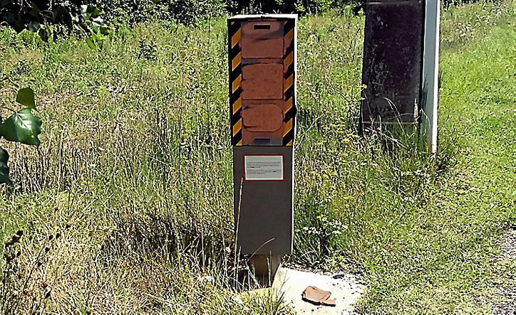 Le radar de Firmi, une nouvelle fois tagué