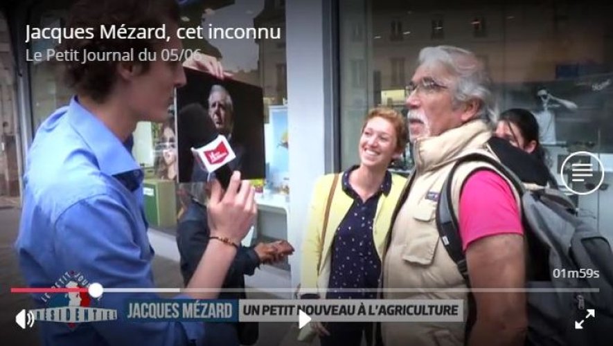 VIDÉO. Quand le Petit Journal de Canal+ débarque à Rodez pour la visite de Jacques Mézard...
