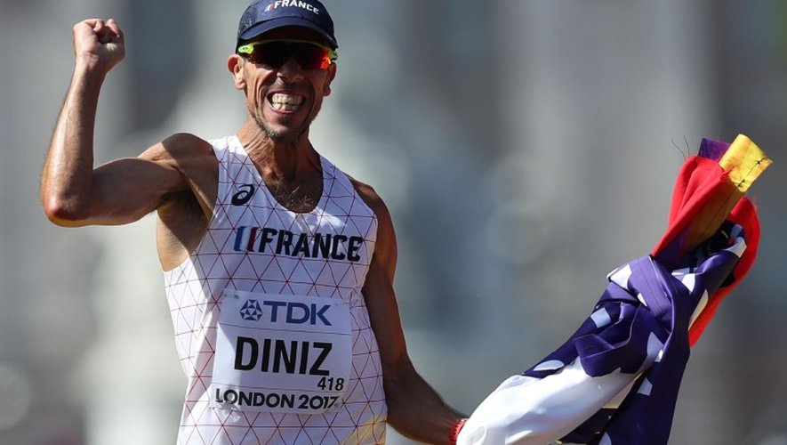 Mondiaux-2017: Yohann Diniz sacré sur 50 km marche, 3e titre pour la France