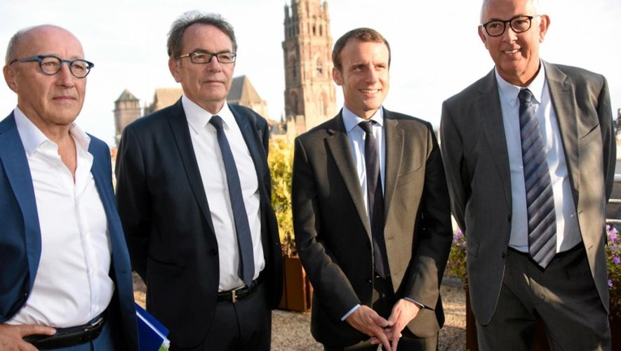 Emmanuel Macron était déjà venu à Rodez il y a huit mois. Il avait notamment visité le musée Soulages et l’usine Bosch.