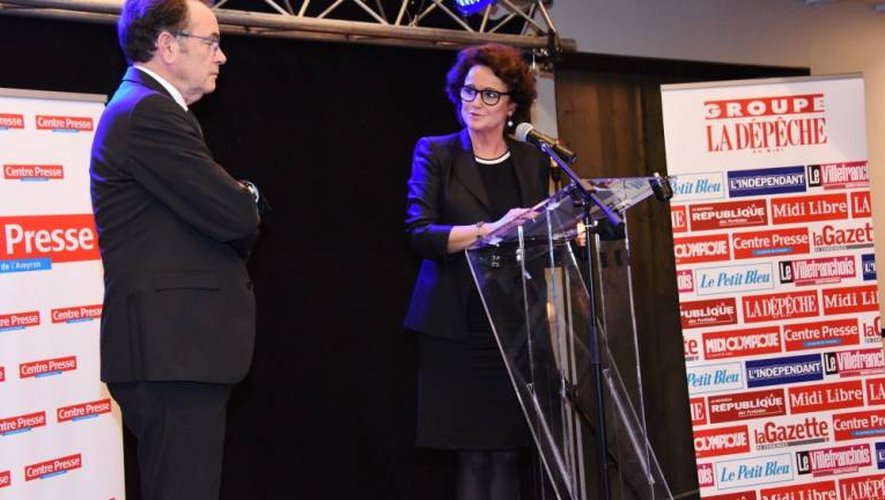 Les voeux se sont déroulés en présence de Marie-France Marchand-Baylet, présidente du Groupe Dépêche du Midi, auquel appartient votre quotidien Centre Presse.
