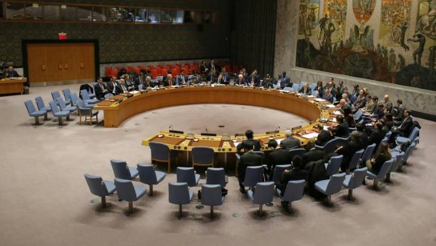 Des membres du Conseil de sécurité de l'Onu examinent une initiative de paix de la Russie et de la Turquie pour la Syrie, le 31 décembre 2016 à New York