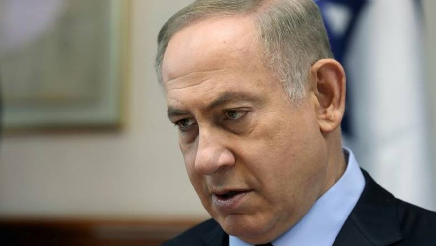 Le Premier ministre israélien Benjamin Netanyahu, le 1er janvier 2017 à Jérusalem