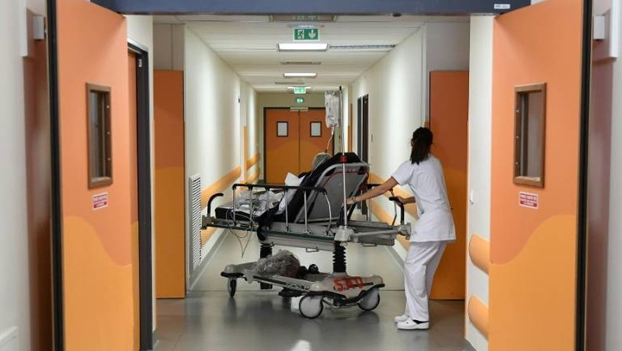 Aux urgences de l'hôpital de la Timone, le 11 janvier 2017 à Marseille