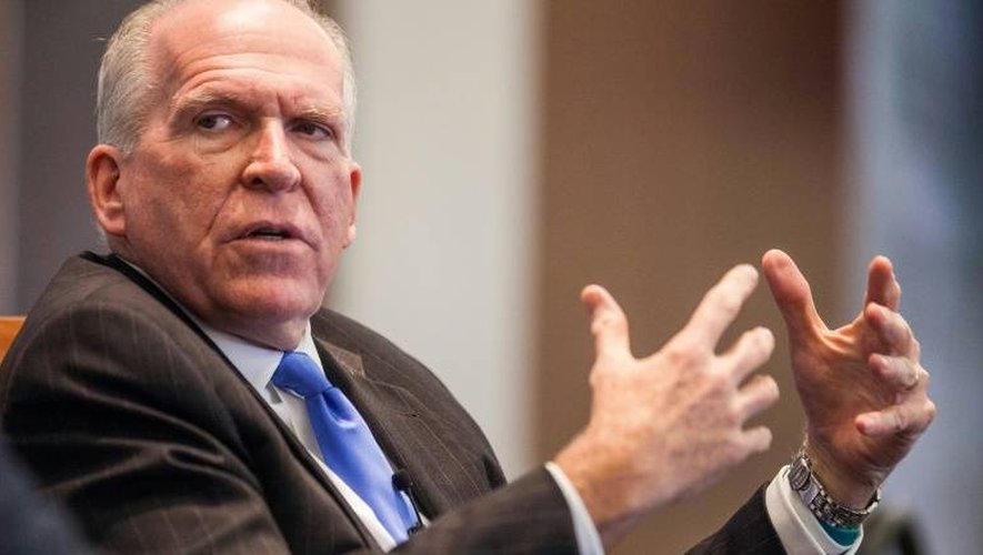 Le patron de la CIA, John Brennan lors d'un entretien au Center for Strategic and International Studies, à Washington, le 14 septembre 2016.