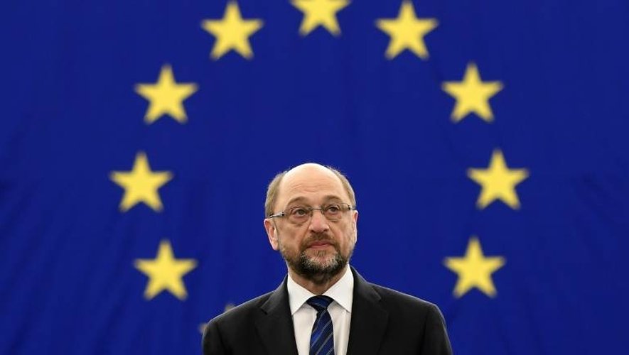 Le président sortant du Parlement européen Martin Schulz, qui ne se représente pas, le 16 janvier 2017 à Strasbourg