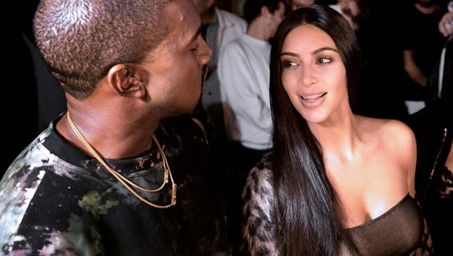 Kanye West et Kim Kardashian, le 29 septembre 2016 à Paris