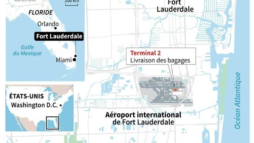 Etats-Unis : fusillade à l'aéroport de Fort Lauderdale