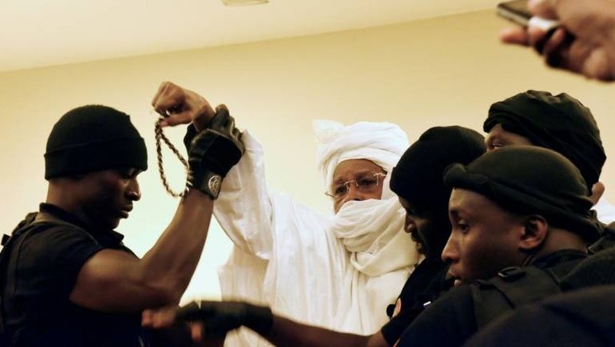 Hissène Habré à son arrivée au tribunal le 20 juillet 2015 à Dakar