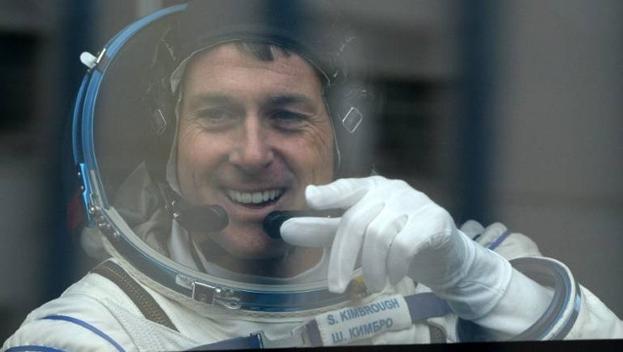 L'Américain Shane Kimbrough, 50 ans, commandant de l'équipage avant son départ pour l'ISS le 19 octobre 2016, à Baïkonour