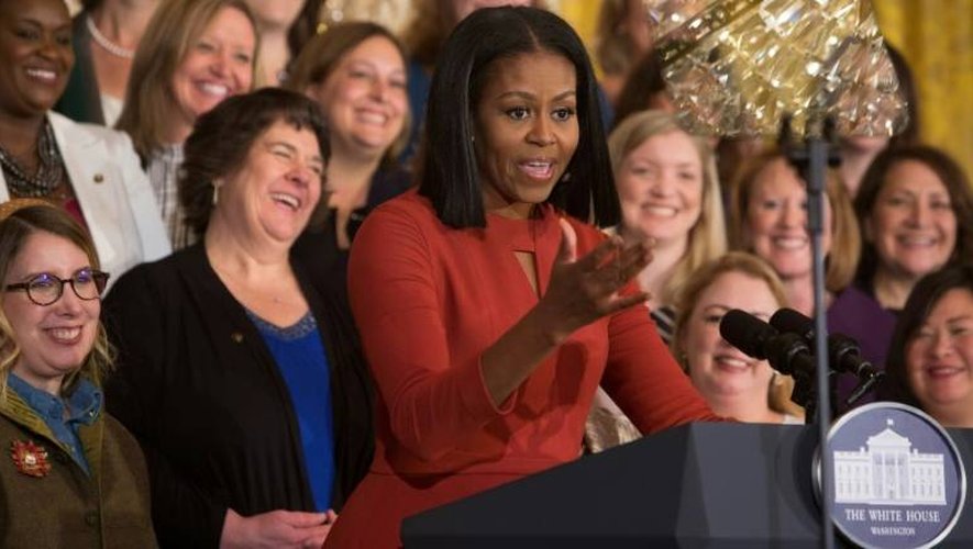 Michelle Obama, le 6 janvier 2017 à la Maison Blanche