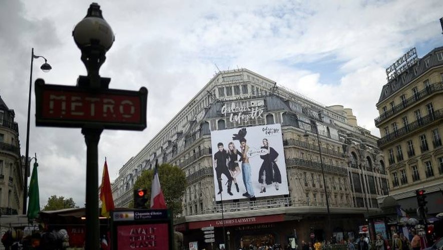 Les Galeries Lafayette le 17 septembre 2015 à Paris
