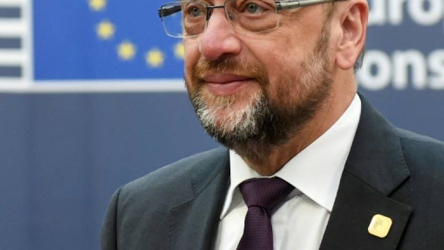 Le président du Parlement européen Martin Schulz le 25 décembre 2016 à Bruxelles