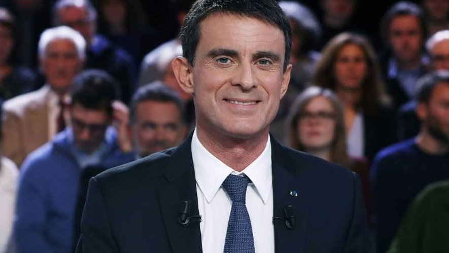 L'ancien Premier ministre Manuel Valls sur la plateau de France 2, le 5 janvier 2017