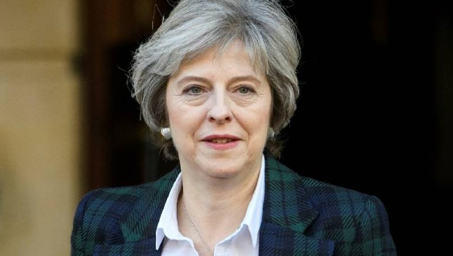 La première ministre britannique Theresa May à Londres, le 17 janvier 2017