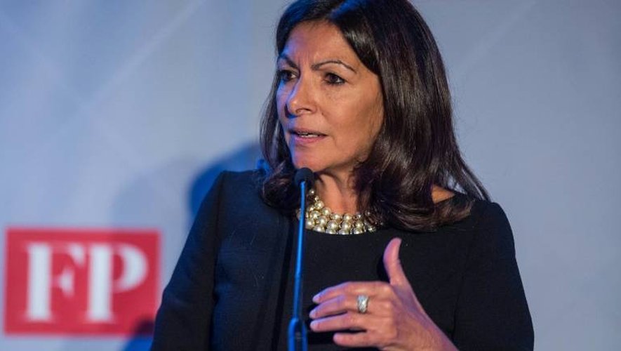 La maire socialiste de Paris Anne Hidalgo à Washington le 17 novembre 2016