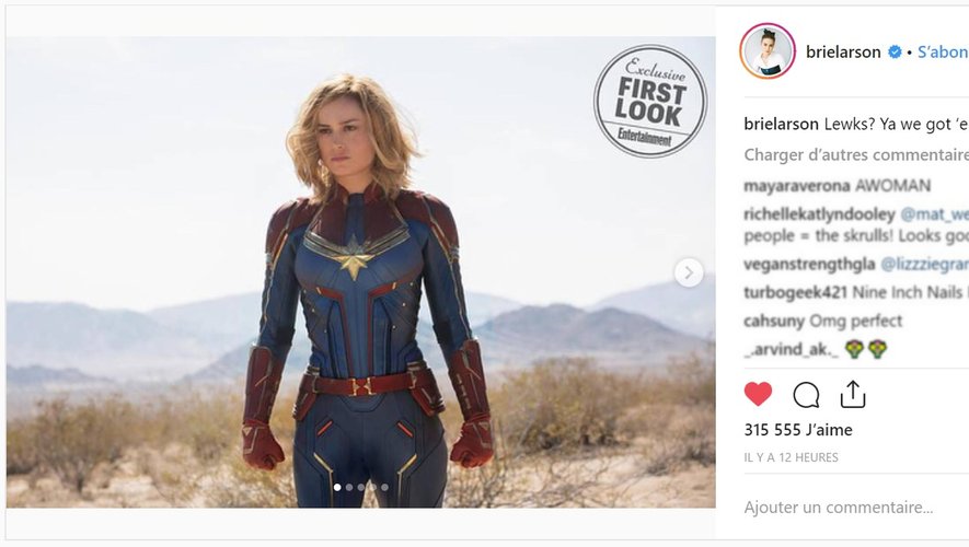 "Captain Marvel" sortira le 6 mars 2019 en France.