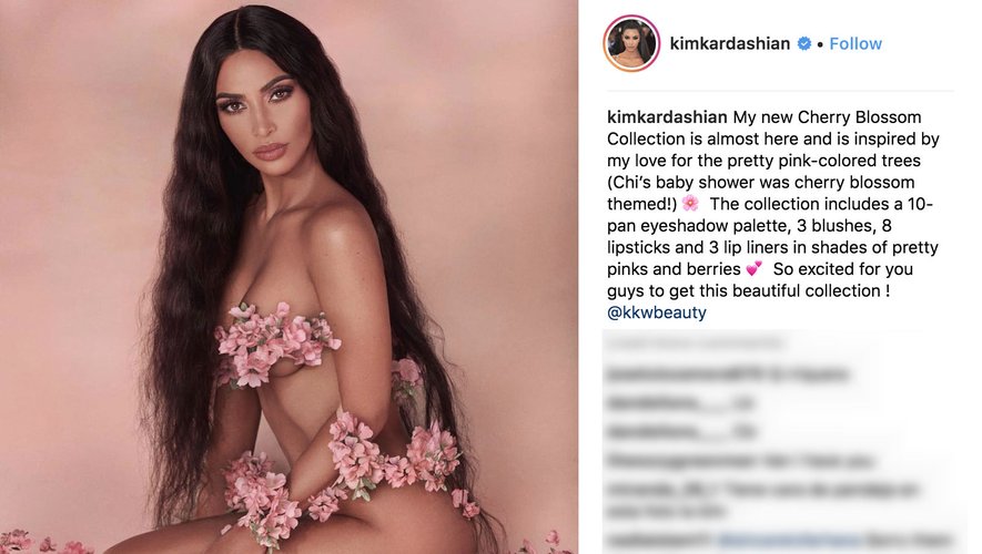 Kim Kardashian sur Instagram 2018