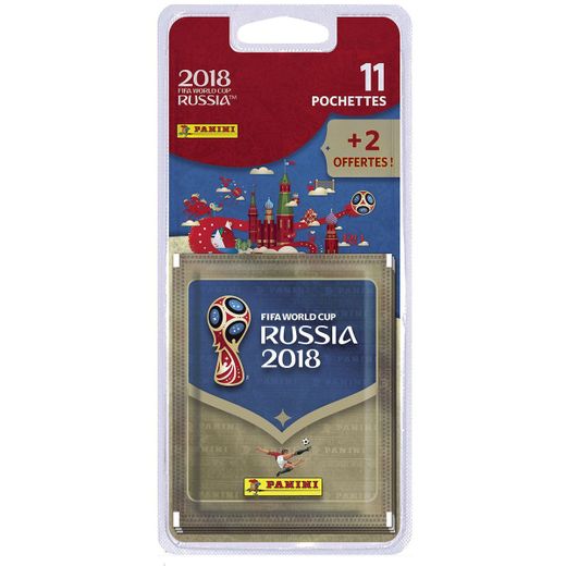 Pack Panini FIFA World Cup Russia 2018 blister de 11 + 2 pochettes