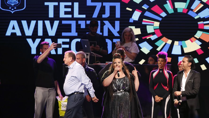 Netta Barzilai, gagnante pour Israël, du Concours Eurovision de la chanson 2018