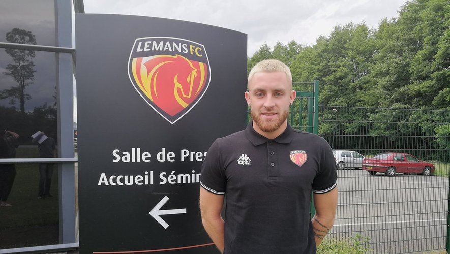 Rémy Boissier, au début de l’été lors de sa signature au Mans FC.