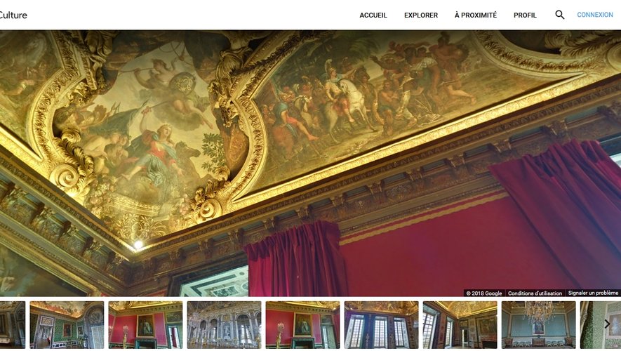 Google Arts & Culture Château de Versailles