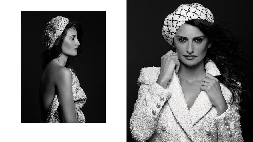 Penélope Cruz prête ses traits à la collection Croisière 2018-2019 de Chanel.