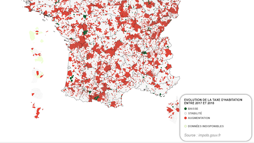 Taxe d'habitation : ces communes de l'Aveyron où le taux a augmenté en 2018