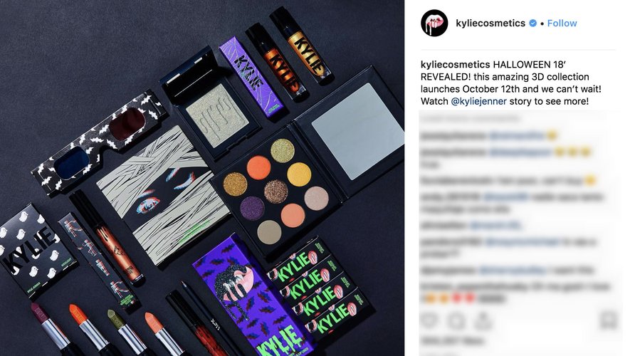 Kylie Cosmetics Instagram 2018