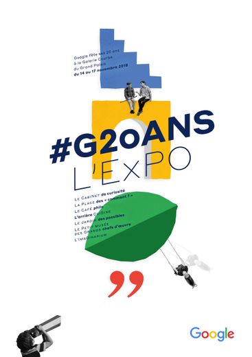 L'exposition #G20ans au Grand Palais ouvrira ses portes au grand public le samedi 17 novembre 2018.
