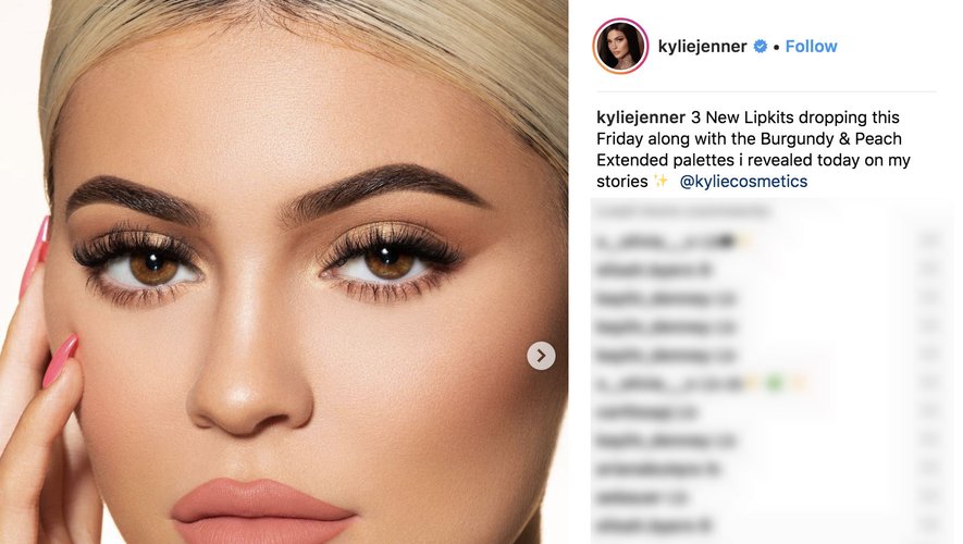 Le compte Instagram de Kylie Jenner