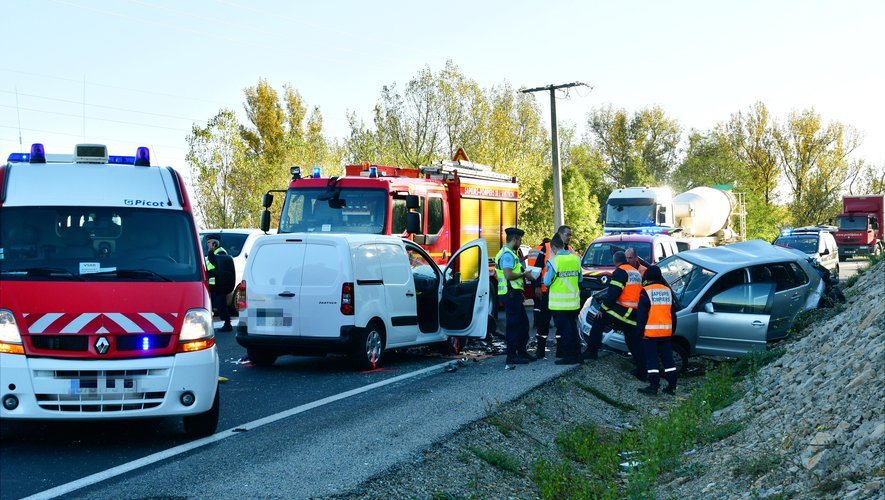 Sud-Aveyron : une blessée grave dans une collision frontale