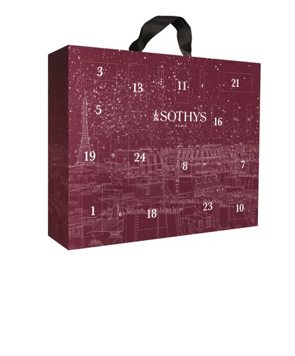 Le calendrier de l'Avent Sothys - Prix : 65€ - Site : www.sothys.com.