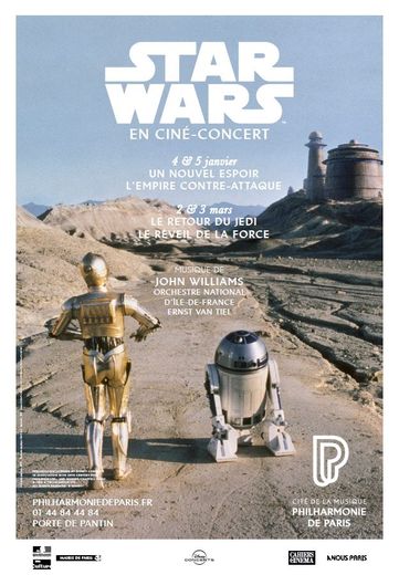 Après Strasbourg, le ciné-concert Star Wars ciné sera à la Philarmonie de Paris en 2019